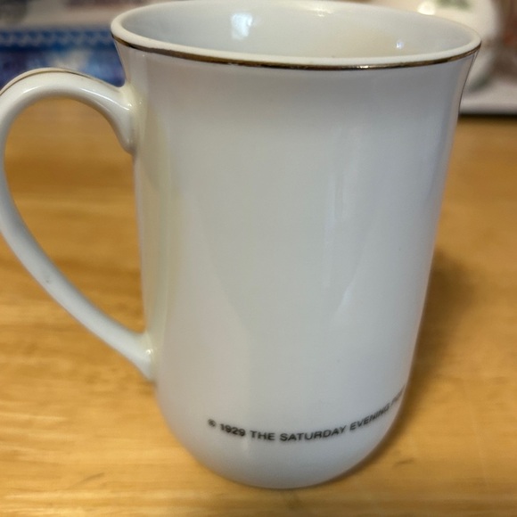 Norman Rockwell Mug Set of 2 Mugs - Picture 4 of 10